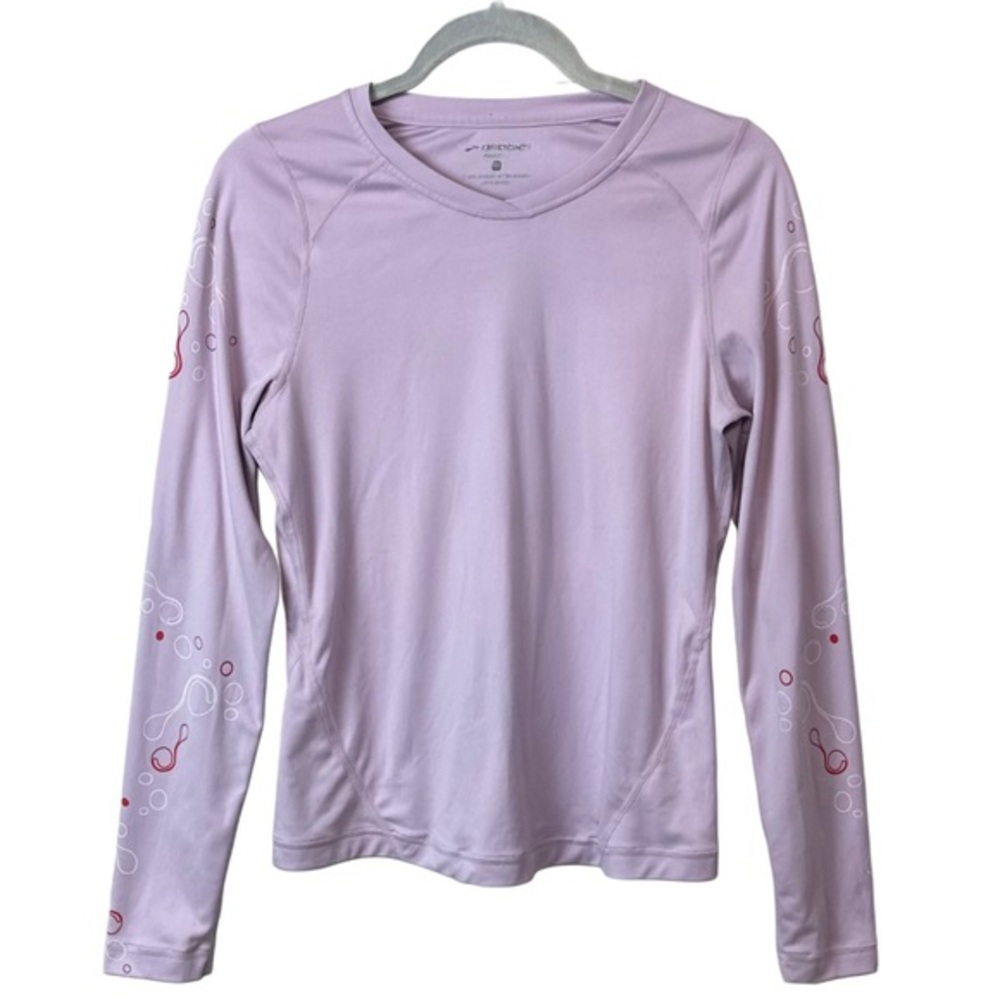 Brooks Equilibrium Technology Running Shirt Long Sleeve Purple Womens Medium